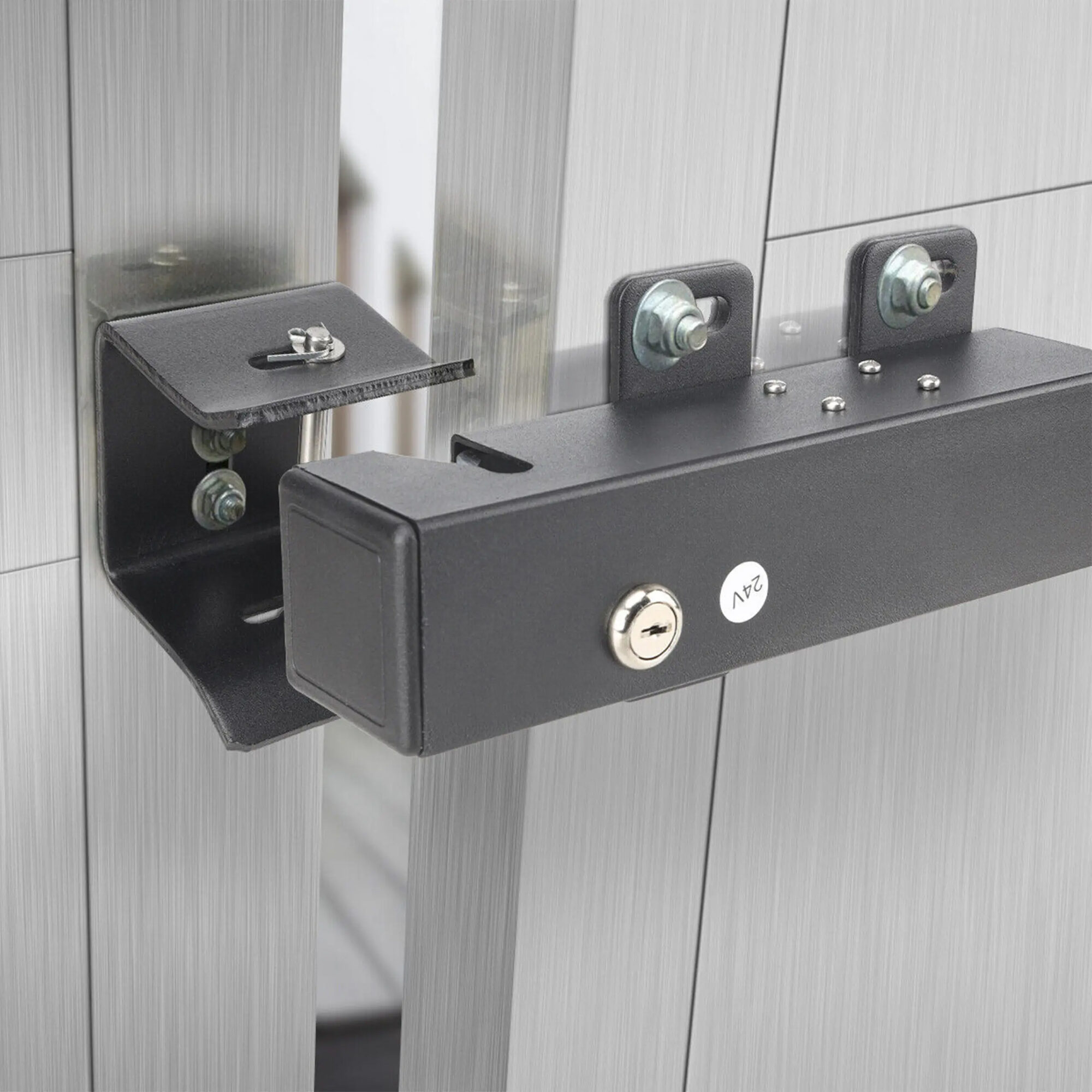 GateKnob Electric Lock Hardware Integration for Automatic Swing Gates
